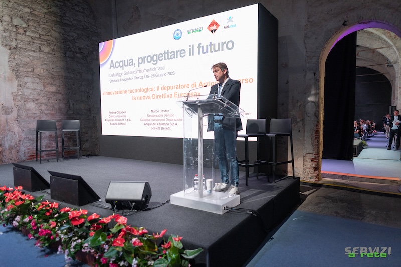 Acque del Chiampo | La storia del depuratore di Acque del Chiampo di Arzignano protagonista di “Servizi a Rete TOUR” a Firenze